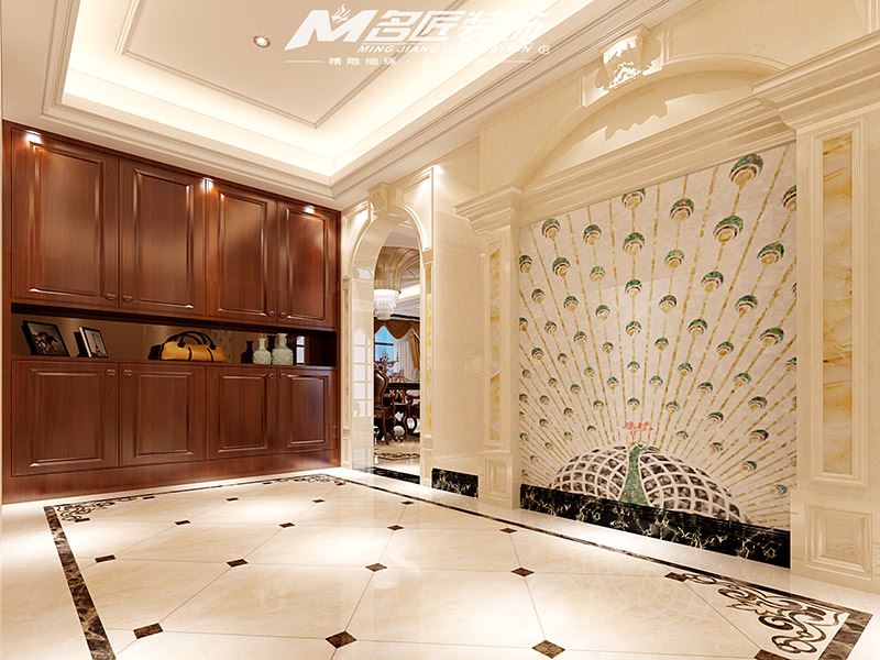 揭阳市博雅苑B区欧式风格四居室装修案例