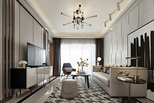 揭阳市博雅苑C区现代简约风格三居室装修案例